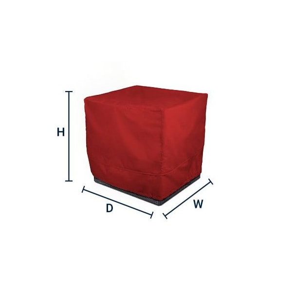 Eevelle Meridian Corner Sectional Chair Cover, Red, 34 in L x 34 in W x 30 in H MDCSC-RED - main